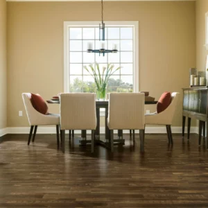 Diining Area Hardwood Flooring | D&D Carpets Inc