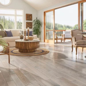 Luxury Living Room Hardwood Flooring | D&D Carpets Inc